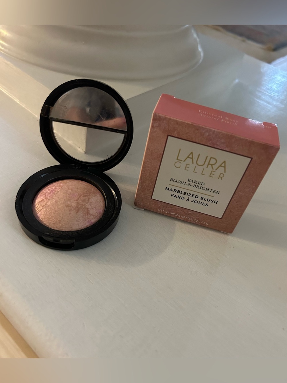 NIB Laura Geller Baked Blush-N-Brighten marbleized blush